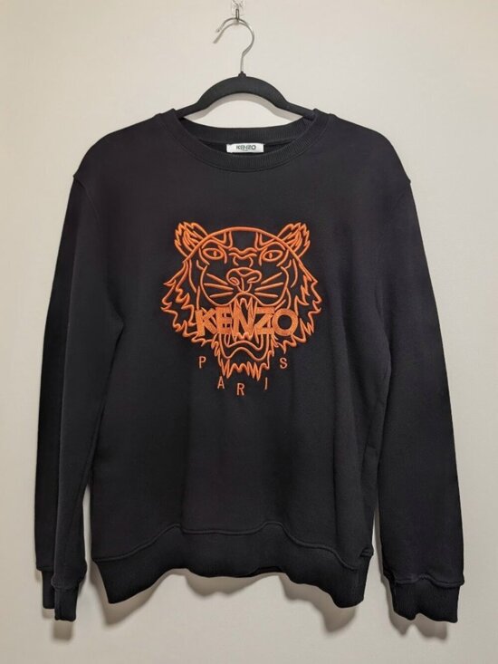 Kenzo Other - Kenzo | Men’s Tiger Embroidered Sweatshirt In Black